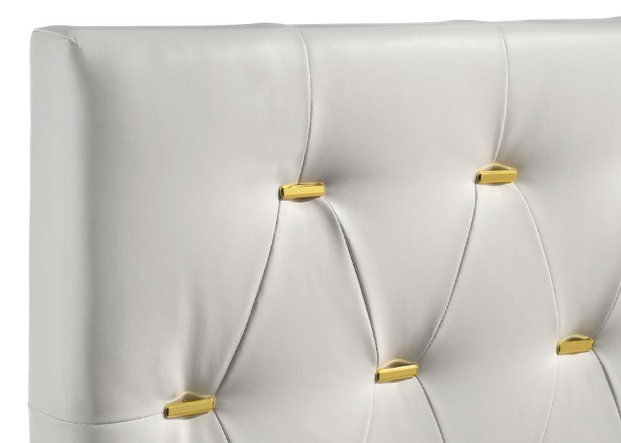 Kendall White California King Bed