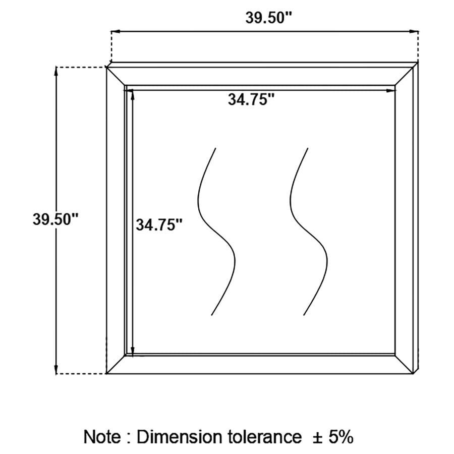 Kendall White Dresser Mirror