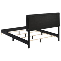 Kendall Black Eastern King Bed 5 Pc Set