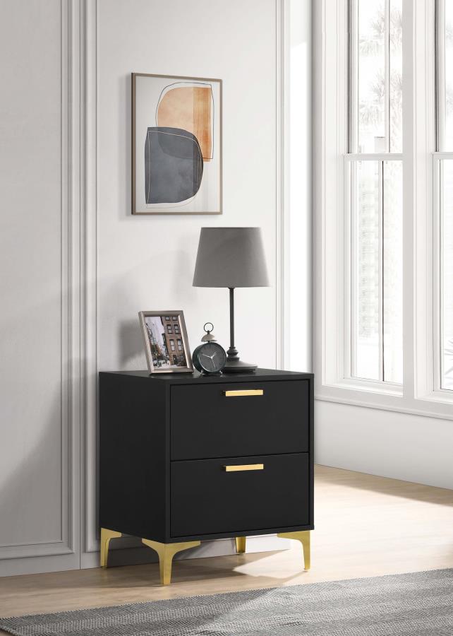 Kendall Black Nightstand