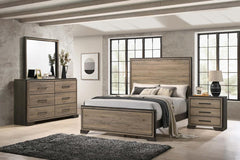 Baker Brown Eastern King Bed 4 Pc Set