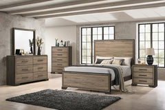 Baker Brown Queen Bed 5 Pc Set