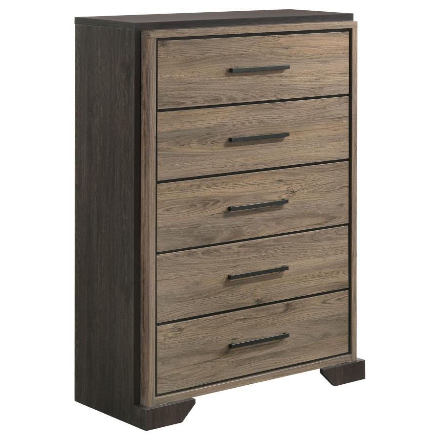 Baker Brown Queen Bed 5 Pc Set