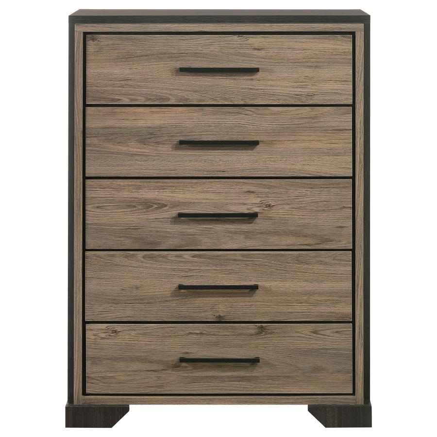 Baker Brown Queen Bed 5 Pc Set