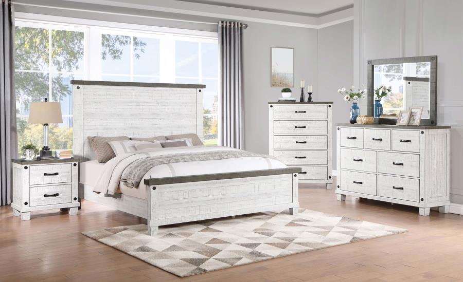 Lilith Grey Eastern King Bed