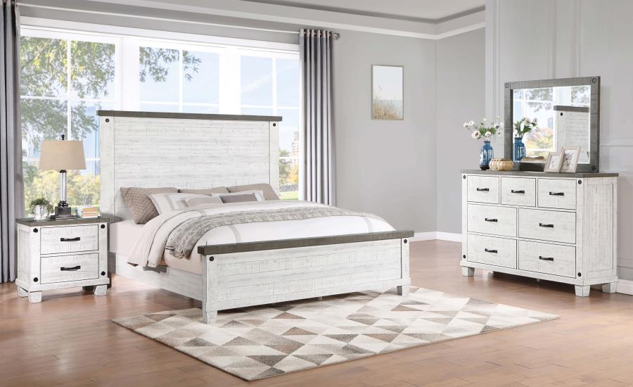 Lilith Grey Queen Bed 4 Pc Set