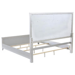Larue Silver Queen Bed 4 Pc Set