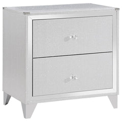 Larue Silver Nightstand