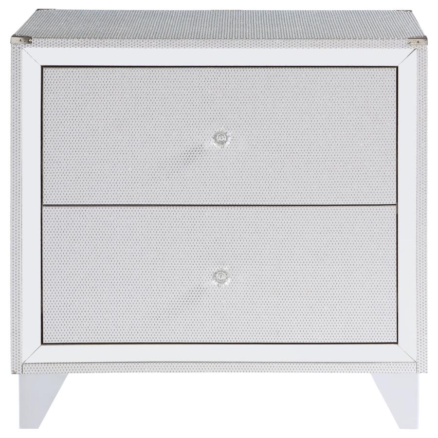 Larue Silver Nightstand