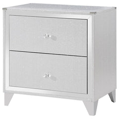 Larue Silver Nightstand