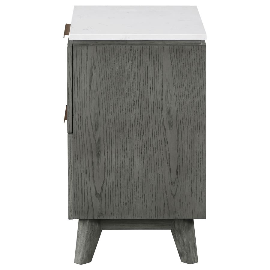 Nathan Grey Nightstand