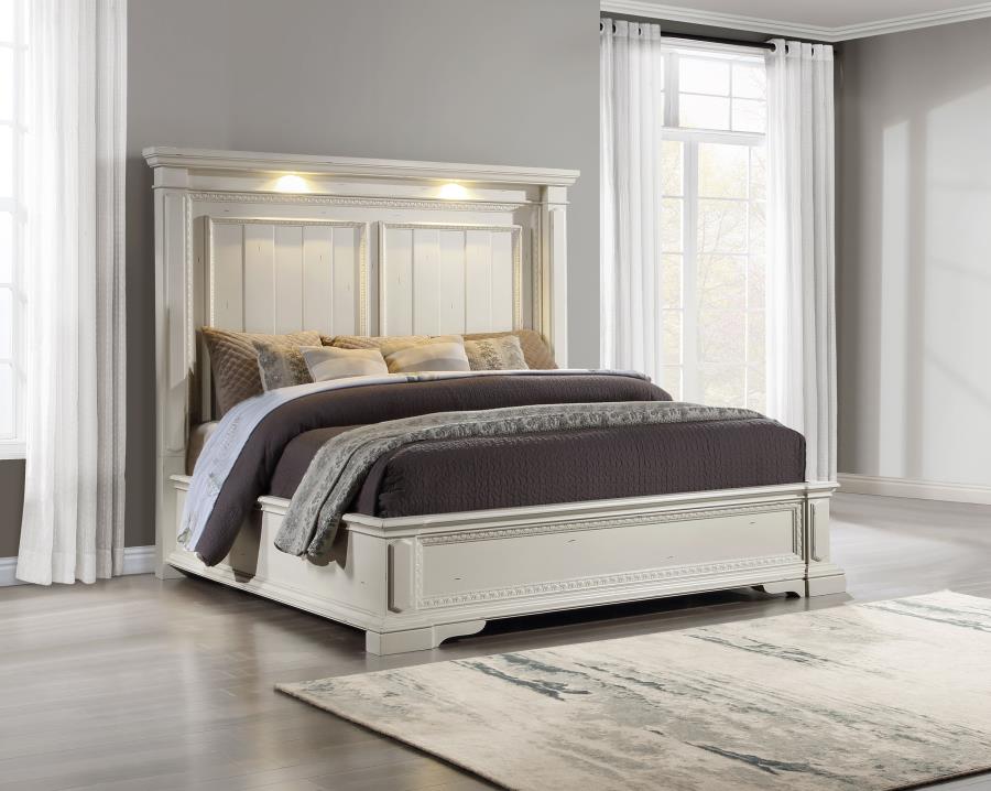 Evelyn White Queen Bed