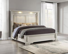 Evelyn White Queen Bed