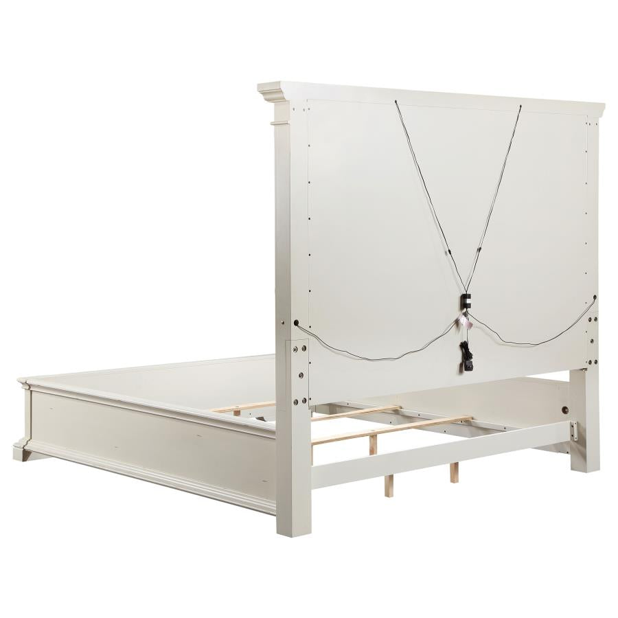 Evelyn White Queen Bed