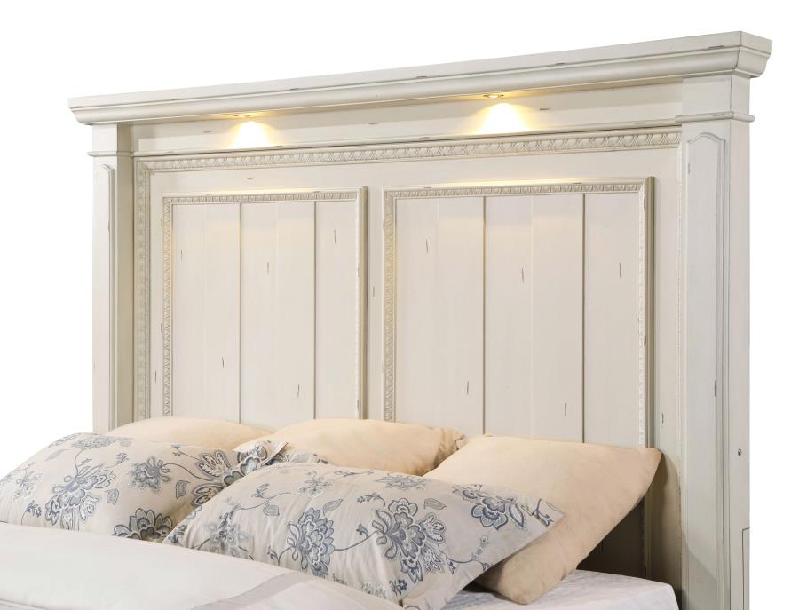 Evelyn White Queen Bed