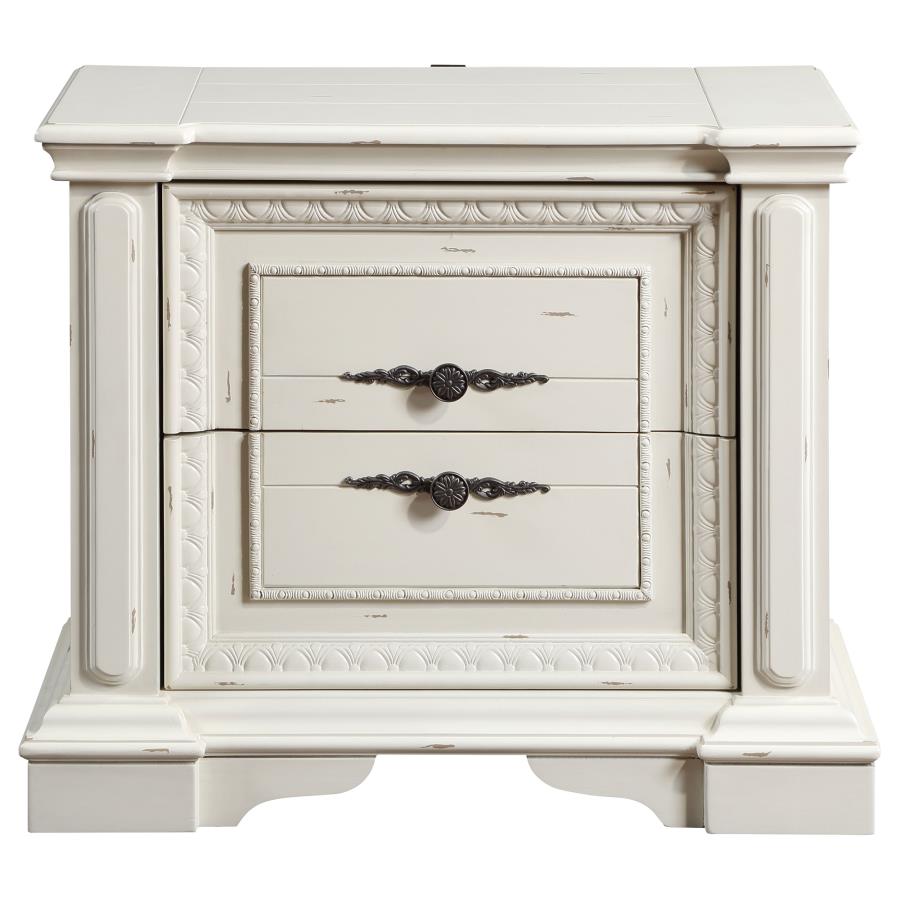Evelyn White Nightstand