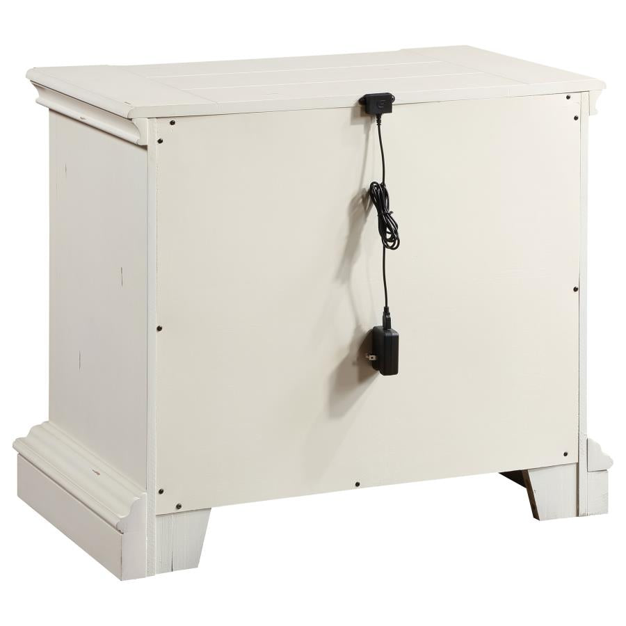 Evelyn White Nightstand