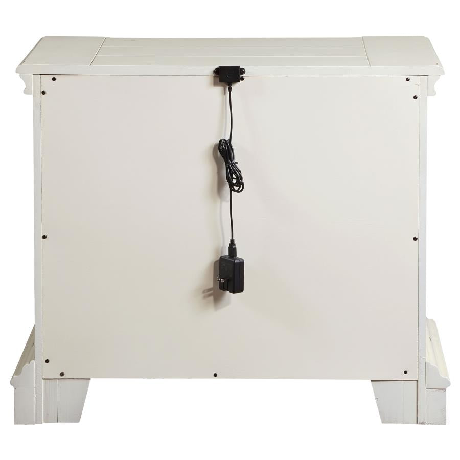 Evelyn White Nightstand