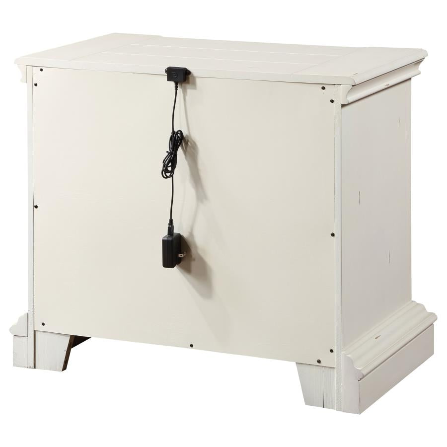 Evelyn White Nightstand