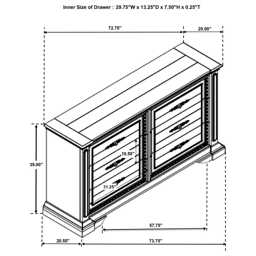 Evelyn White Dresser