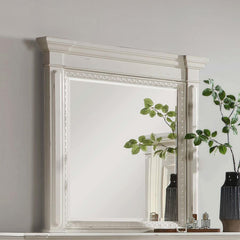 Evelyn White Dresser Mirror