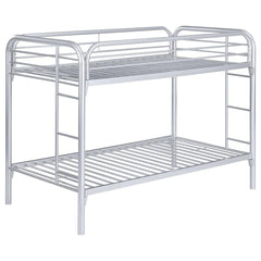 Morgan Silver Twin / Twin Bunk Bed