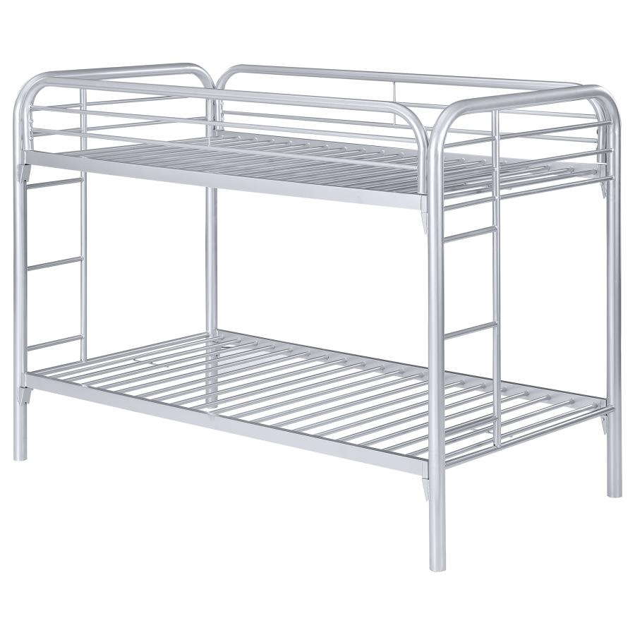Morgan Silver Twin / Twin Bunk Bed