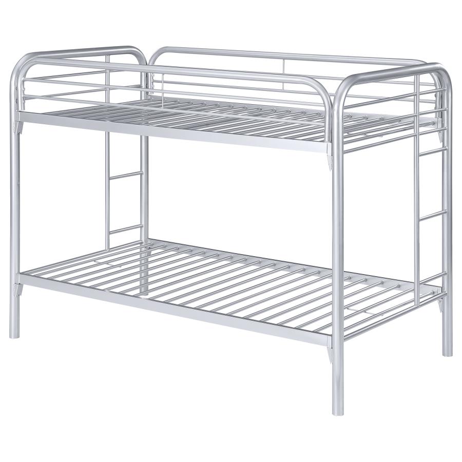 Morgan Silver Twin / Twin Bunk Bed
