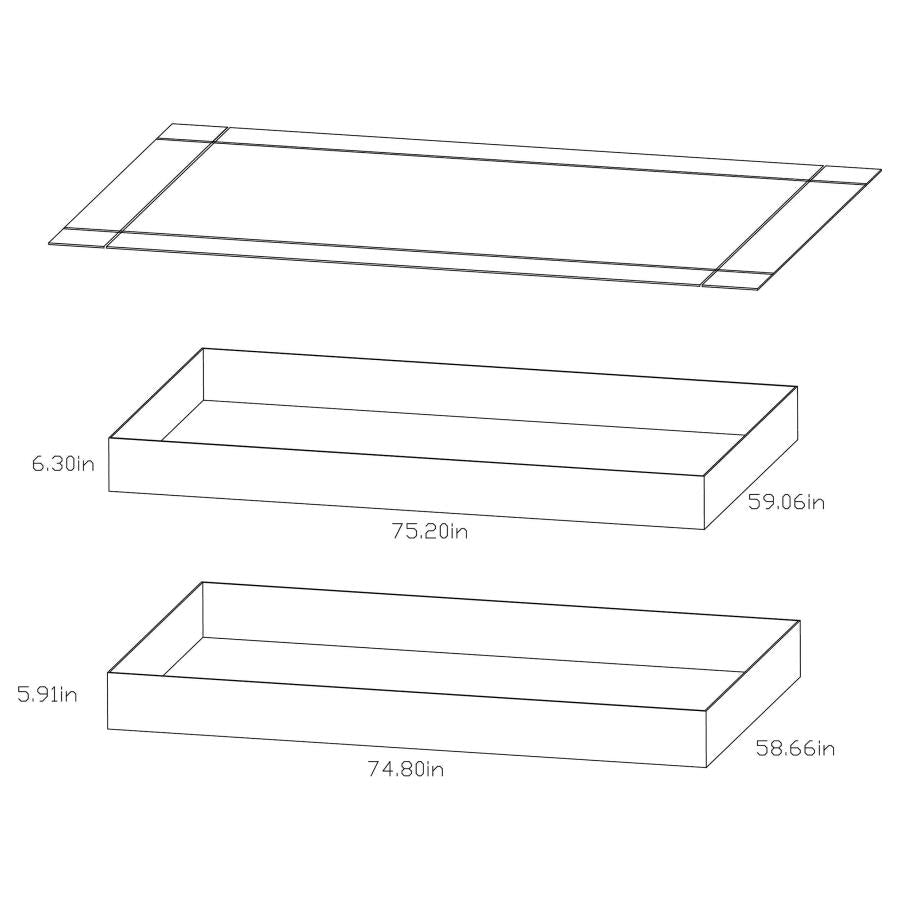 Morgan Black Twin / Full Bunk Bed