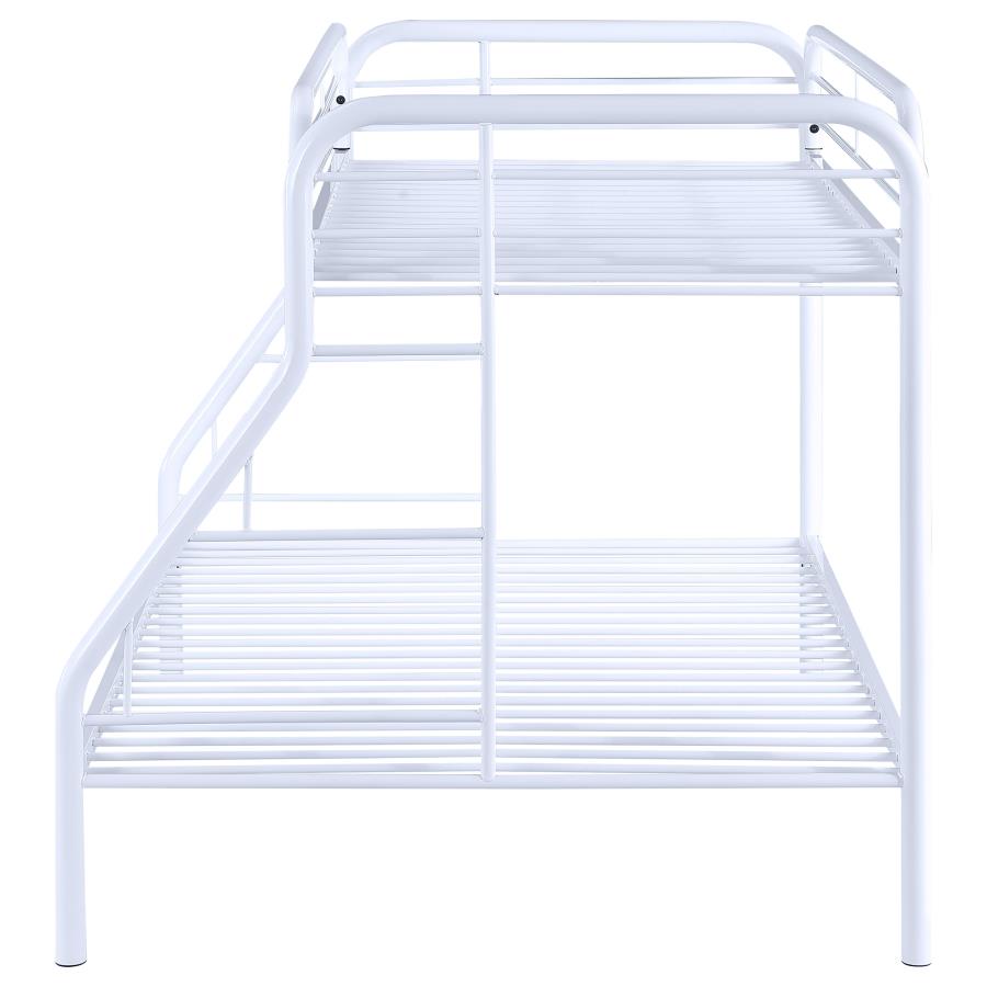 Morgan White Twin / Full Bunk Bed