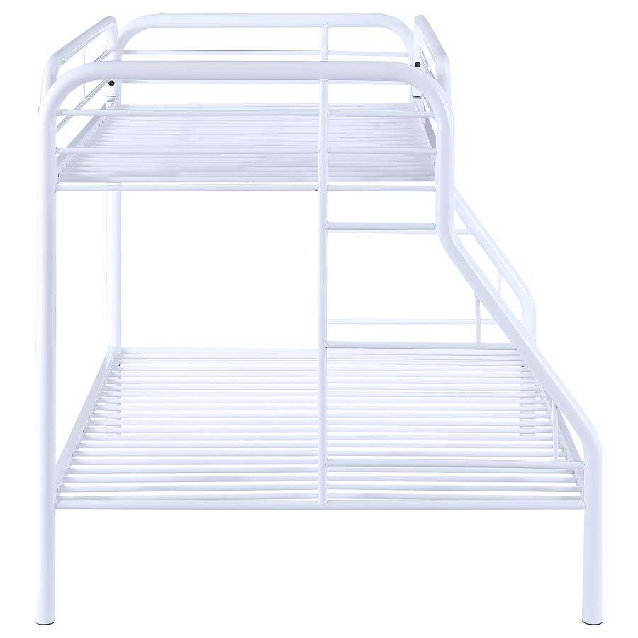 Morgan White Twin / Full Bunk Bed