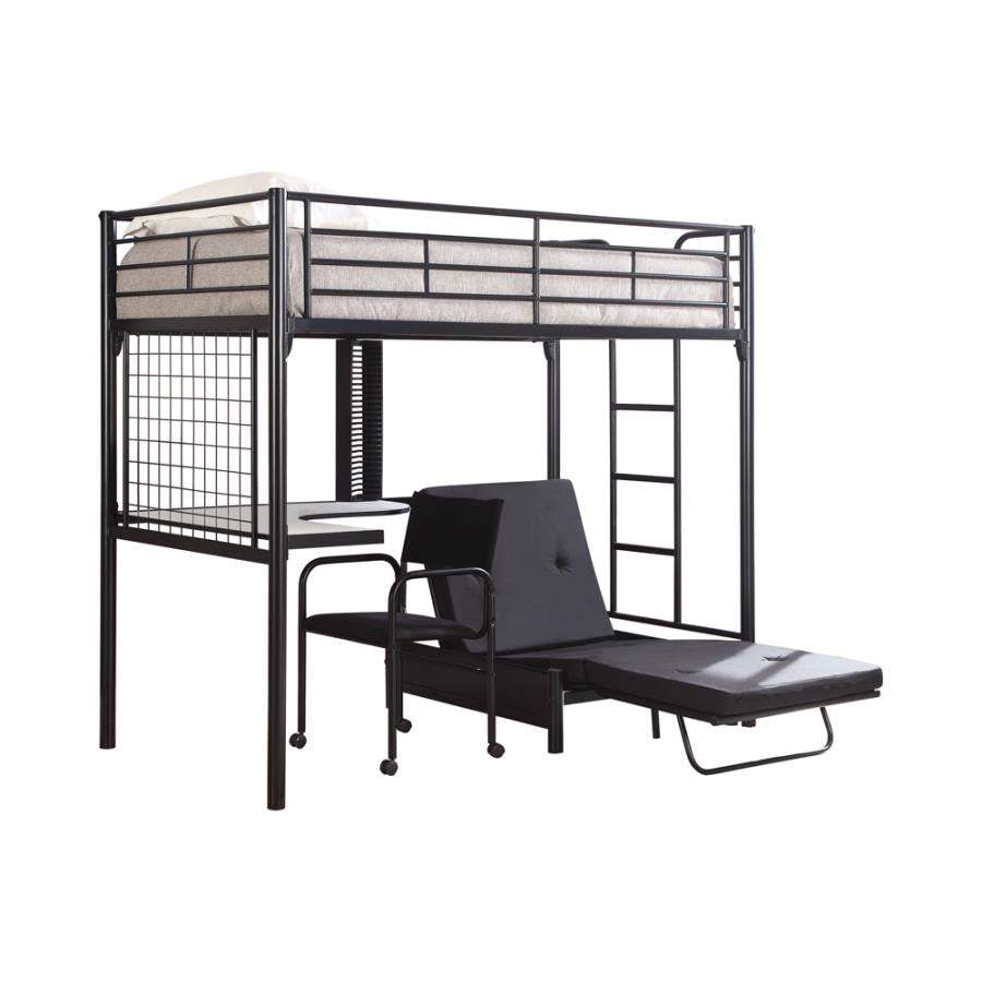 Jenner Black Futon Pad