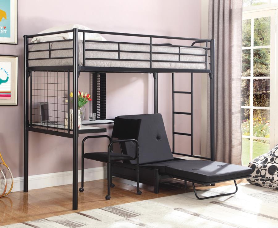 Jenner Black Futon Pad