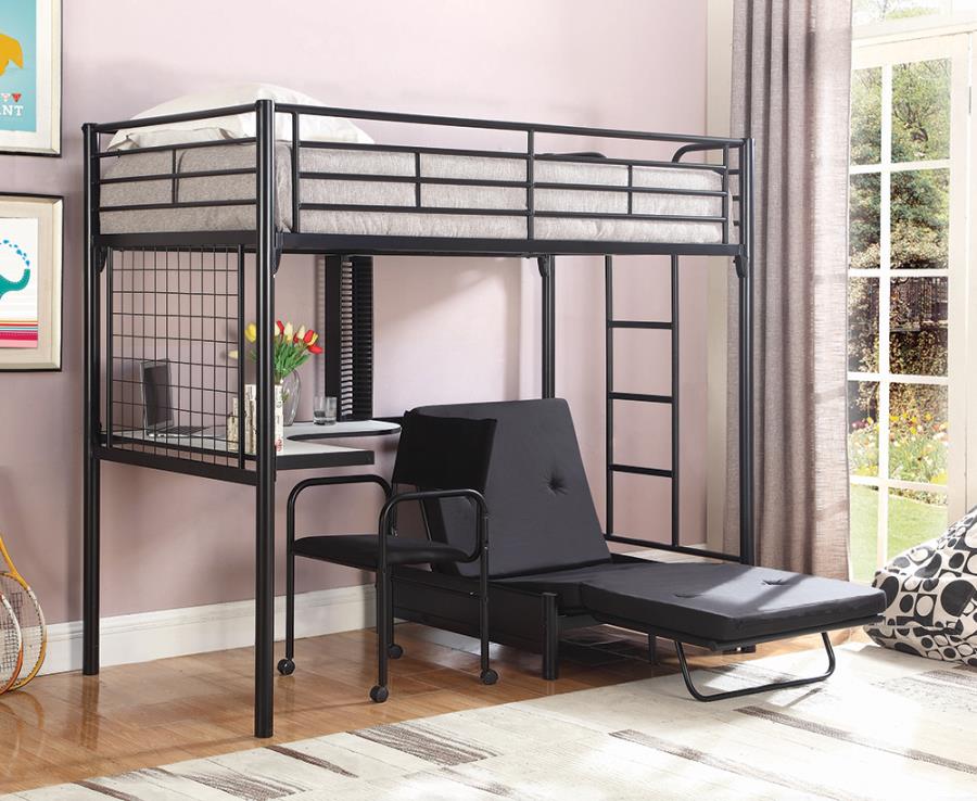 Jenner Black Futon Pad