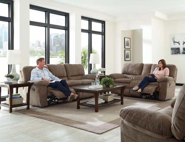 Reyes Power Lay Flat Reclining Sofa