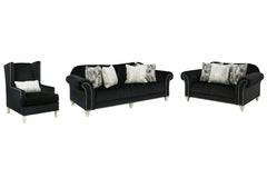 Harriotte Sofa, Loveseat and Chair - PKG010932