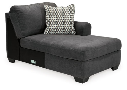Ambee 3-Piece Sectional with Ottoman - PKG010935