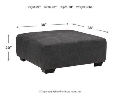 Ambee 3-Piece Sectional with Ottoman - PKG010935