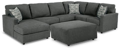 Edenfield 3-Piece Sectional with Ottoman - PKG014851