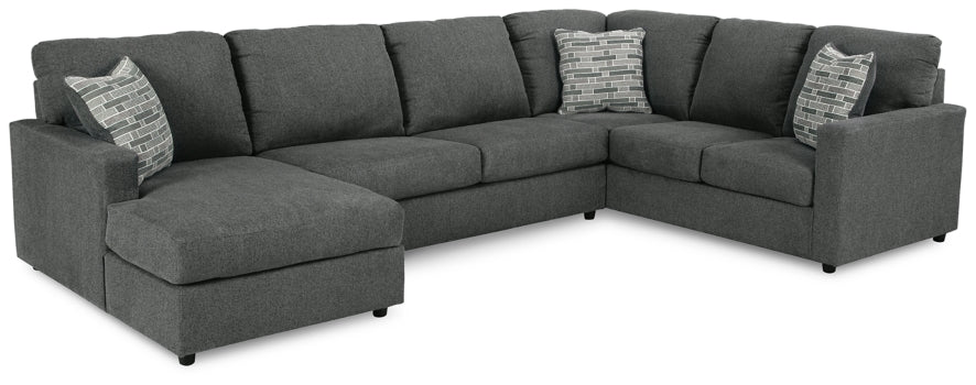 Edenfield 3-Piece Sectional with Ottoman - PKG014851