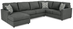 Edenfield 3-Piece Sectional with Ottoman - PKG014851