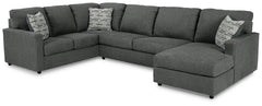 Edenfield 3-Piece Sectional with Ottoman - PKG014852