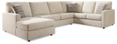 Edenfield 3-Piece Sectional with Ottoman - PKG014853