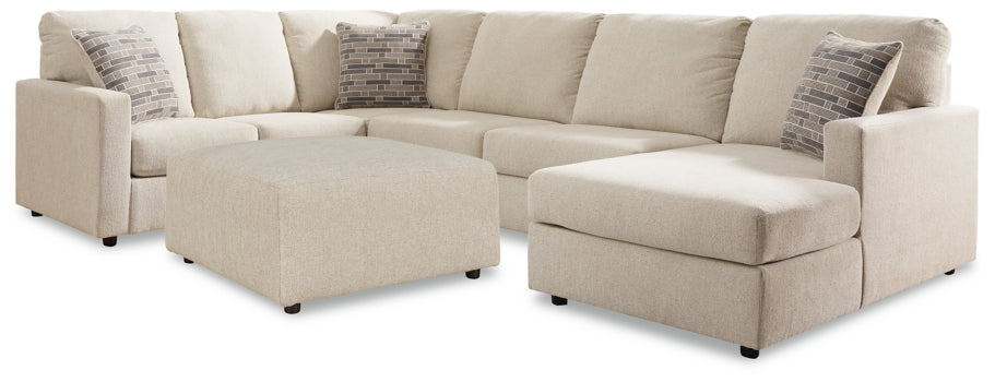 Edenfield 3-Piece Sectional with Ottoman - PKG014854