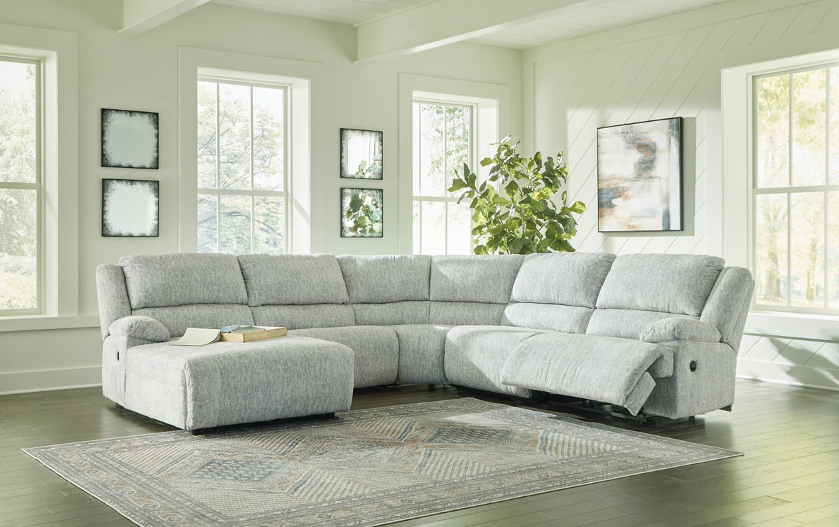 McClelland 5-Piece Reclining Sectional with Chaise - 29302S5