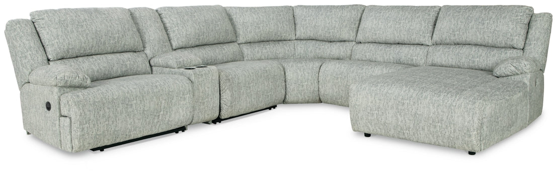 McClelland 6-Piece Reclining Sectional with Chaise - 29302S8