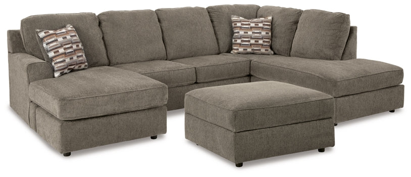 O'Phannon 2-Piece Sectional with Ottoman - PKG014855