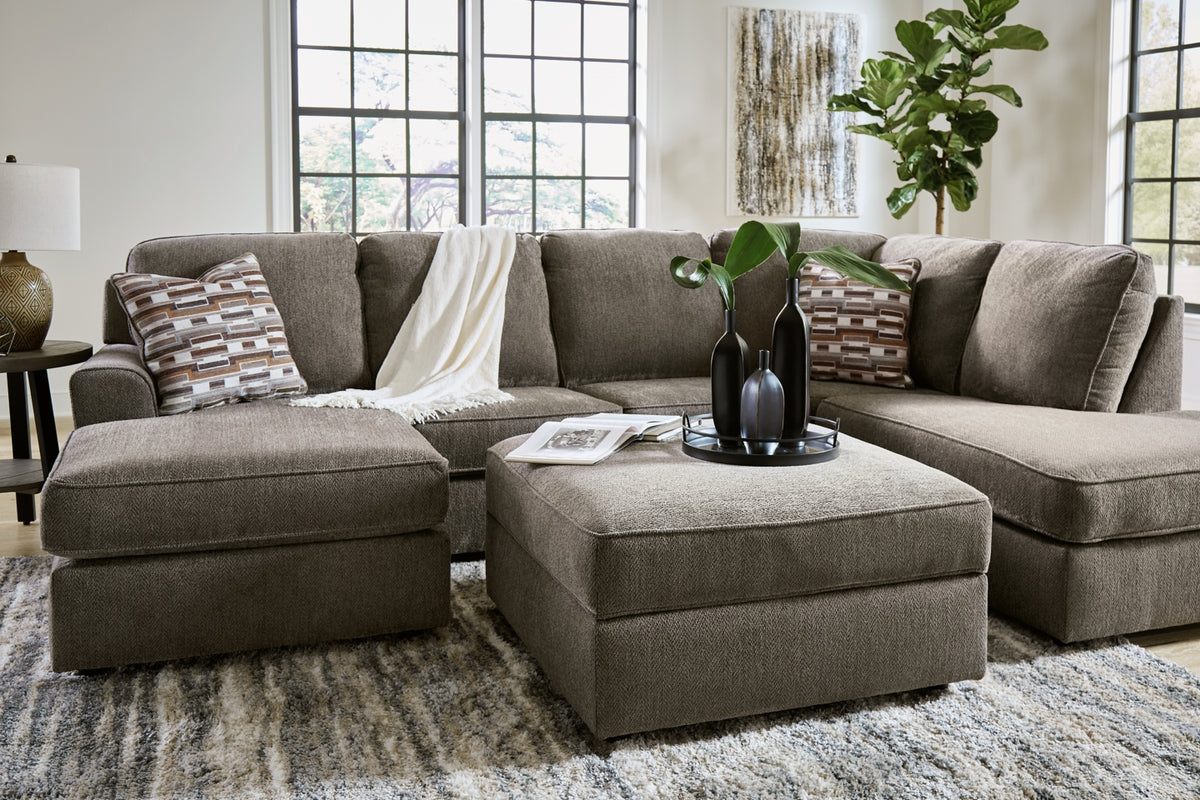 O'Phannon 2-Piece Sectional with Ottoman - PKG014855