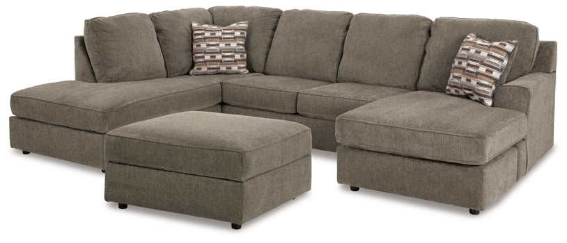 O'Phannon 2-Piece Sectional with Ottoman - PKG014856