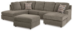 O'Phannon 2-Piece Sectional with Ottoman - PKG014856